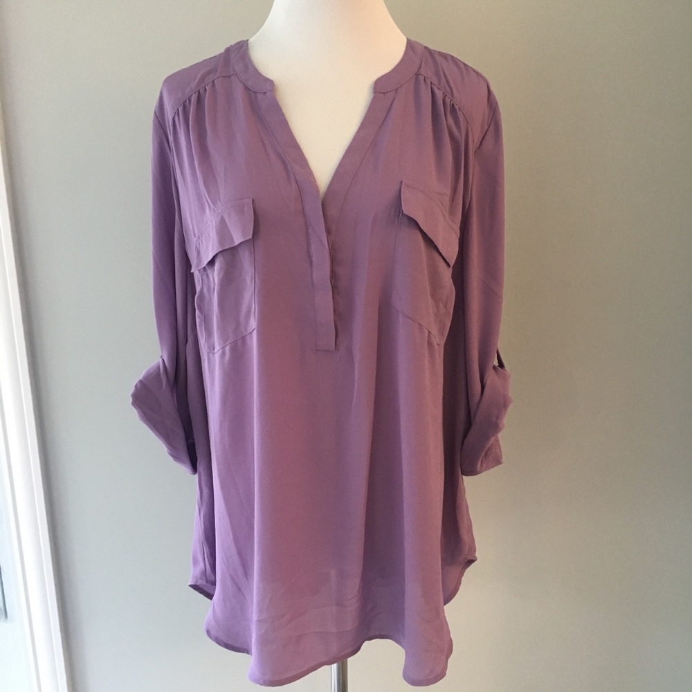 Torrid Lavender blouse pullover